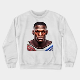 israel adesanya Crewneck Sweatshirt